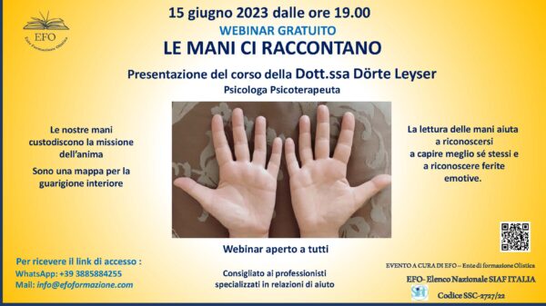 Le Mani ci Raccontano - Webinar